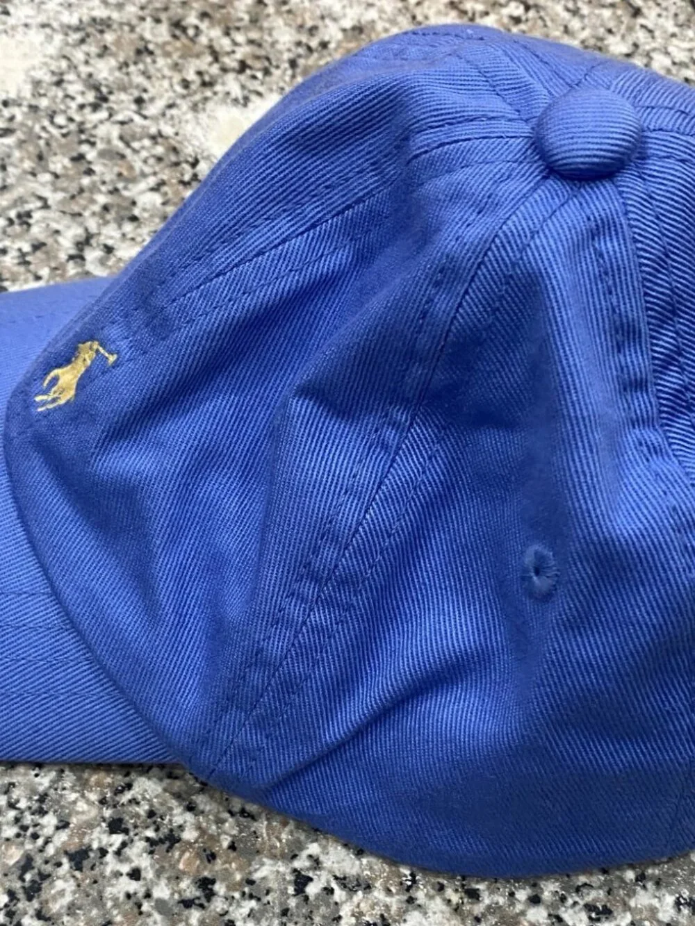 New With Tags Blue Iconic RALPH LAUREN Ball Cap-3-9 Months